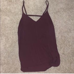 Burgundy Tank Top
